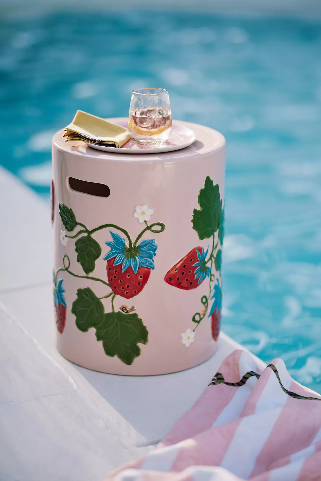 Frutta Ceramic Side Table | Anthropologie (US)