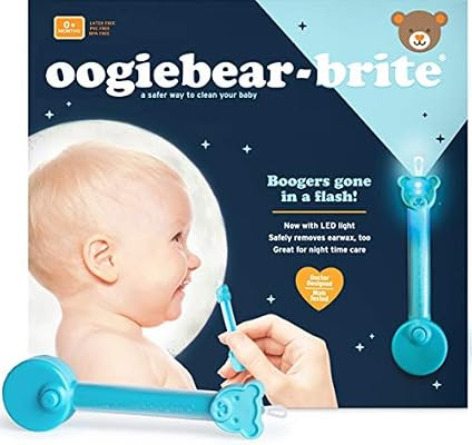 oogiebear-Brite - Patented Curved Scoop and Loop; Newborn, Infant and Baby Nasal Booger, Snot Pic... | Amazon (US)