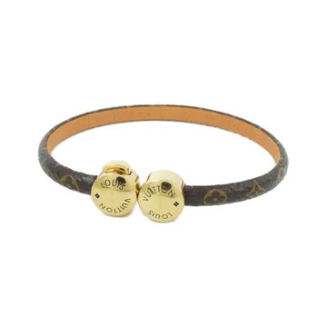 Monogram Bracelet Canvas Marron Mini | Rebag
