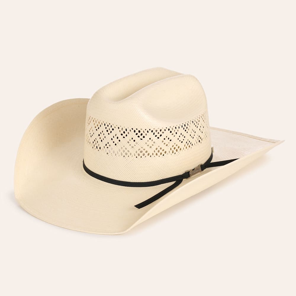 American Hat Co. Black Band Rancher Crown Straw Cowboy Hat | Cavender's