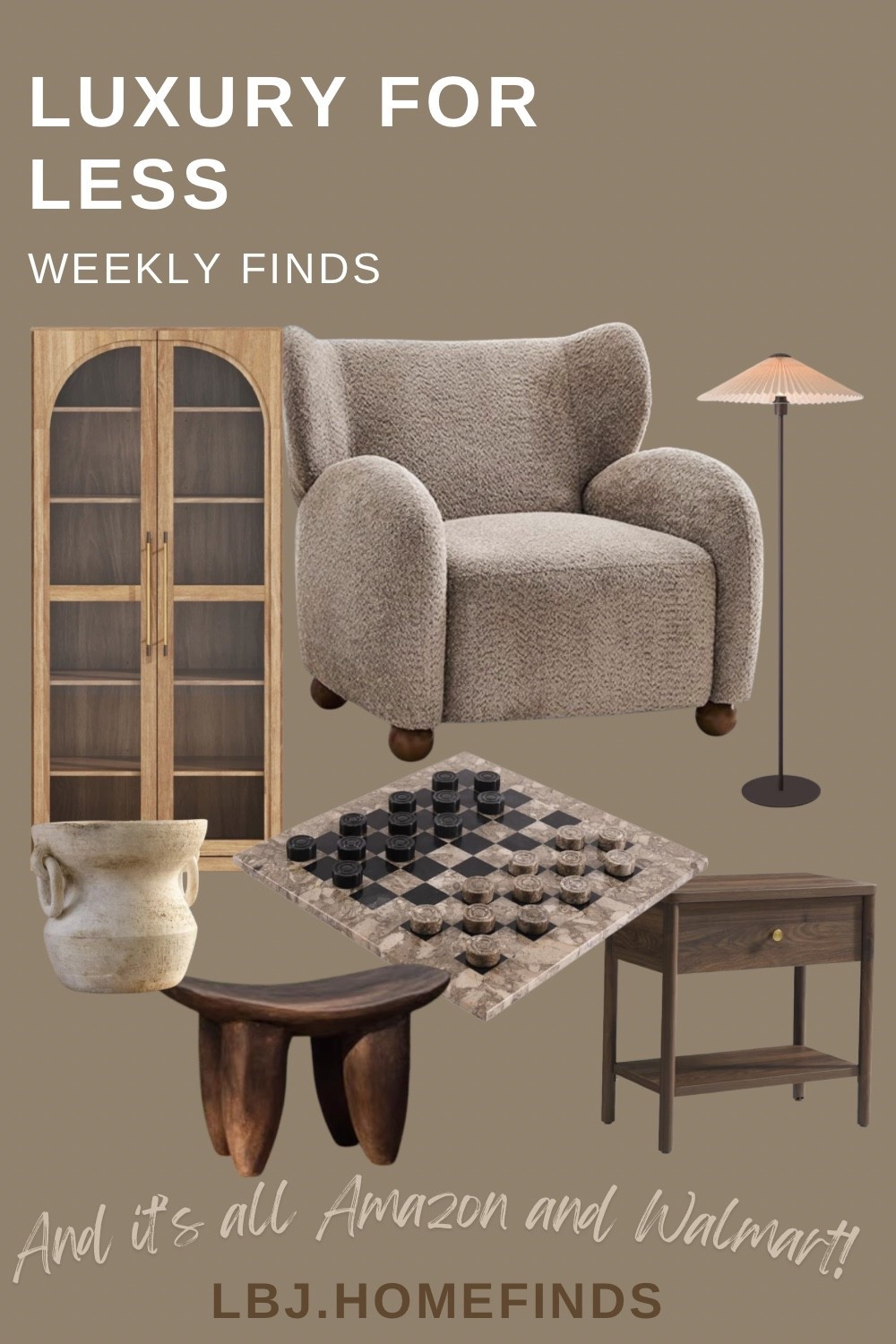 Luxury style without the luxury price ✨🤎

These elevated home finds give that warm, designer-inspired look while staying budget-friendly. Think cozy textures, rich wood tones, and timeless pieces that instantly make your space feel curated.

Even better? It’s all from Amazon + Walmart 🙌

Shop everything linked in my LTK for affordable, high-end home décor.

#LTKSaleAlert #LTKstorytime #LTKHome