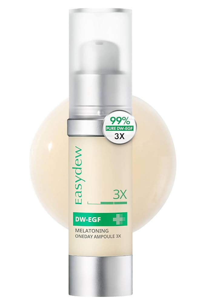 Easydew DW-EGF Melatoning Ampoule 3X - Hydrating Dark Spot Serum with Niacinamide & Glutathione f... | Amazon (US)