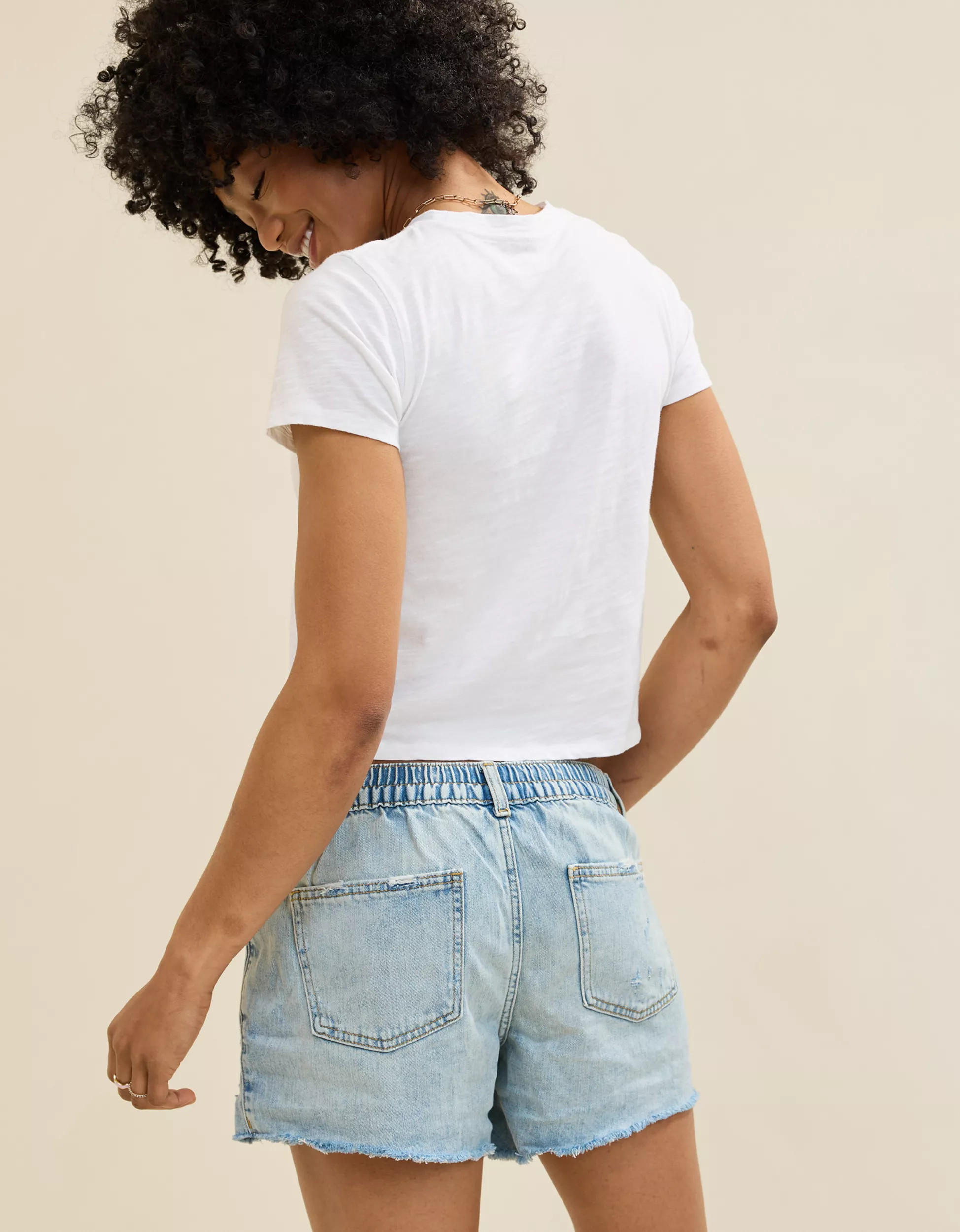 Aerie Daydream Denim Short | Aerie