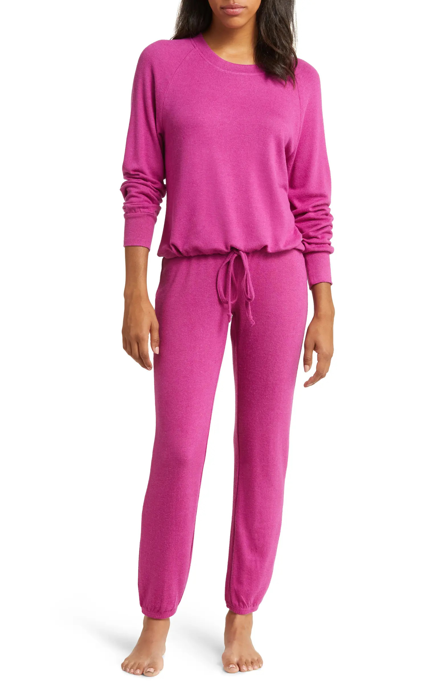Gable Brushed Drawstring Pullover & Joggers Lounge Set | Nordstrom