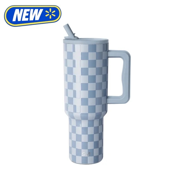 Simple Modern 40 fl oz Insulated Stainless Steel Trek Tumbler with Folding Straw Lid|Mystifying B... | Walmart (US)