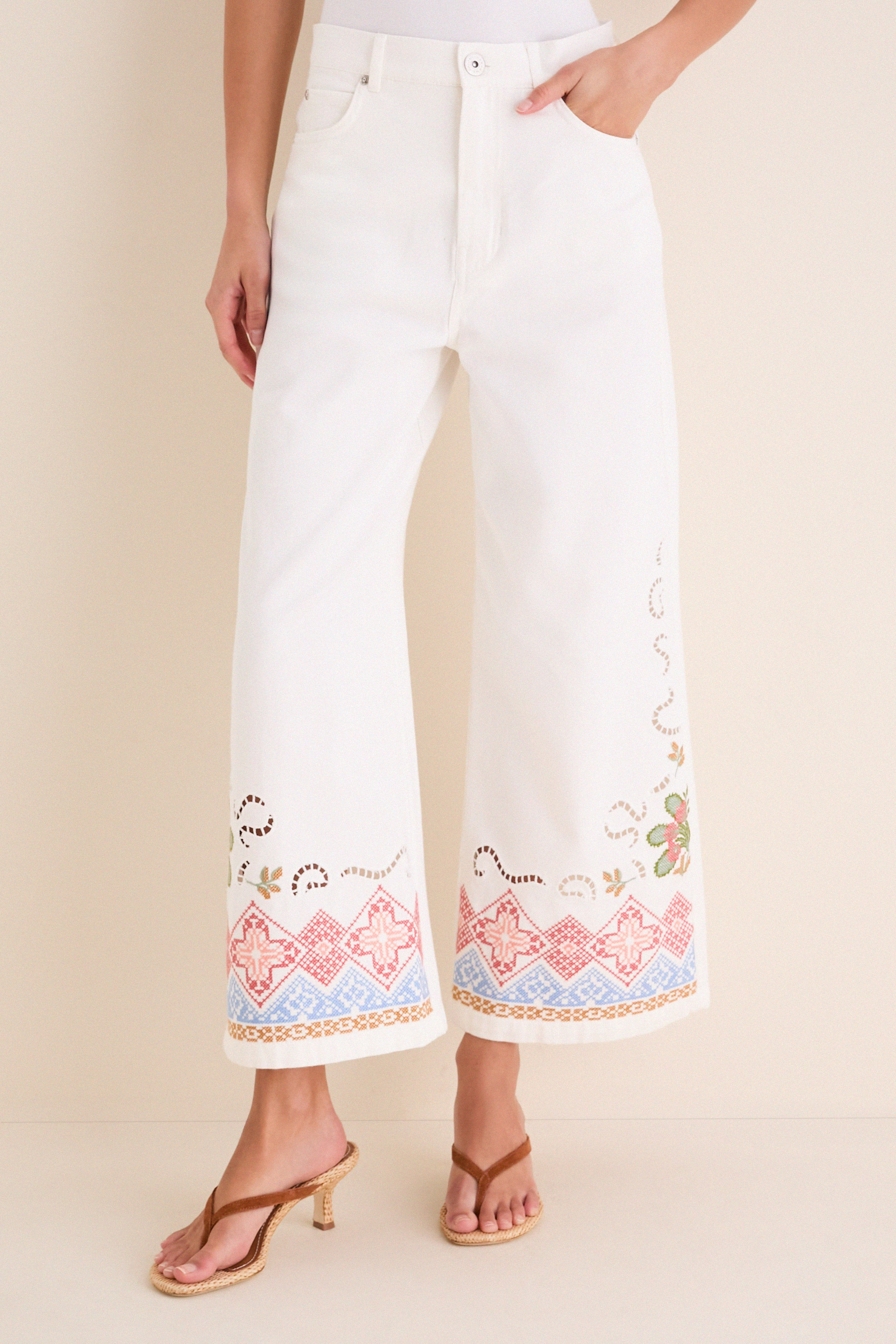 White Adunco Long Trouser | Tuckernuck (US)
