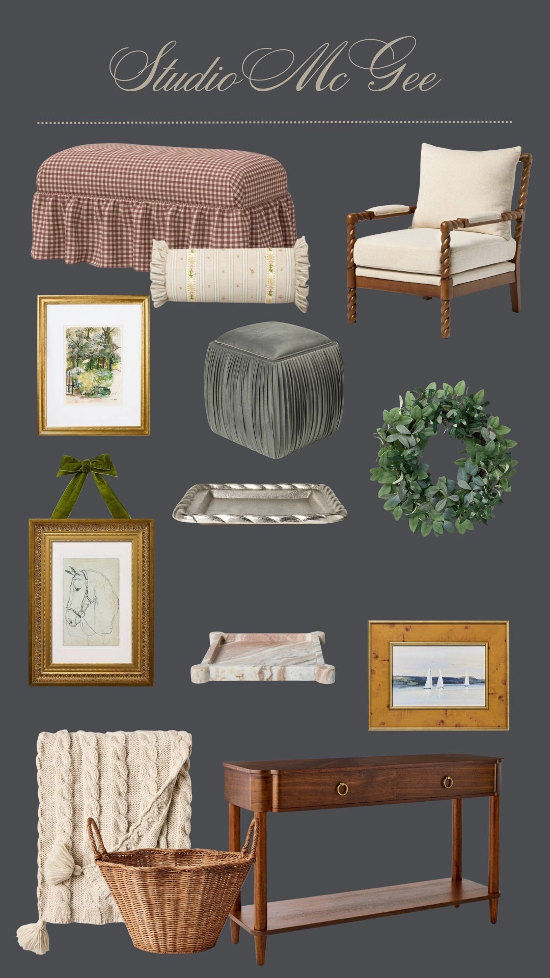 Such pretty finds in the new Threshold with Studio McGee line. Love the romantic feel. 