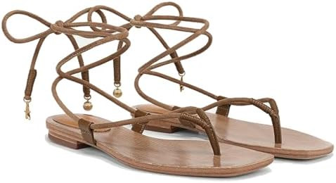 Rope Flat Sandals for Women Strappy Open Toe Thong Sandals Summer Slingback Slip On Slide Sandals... | Amazon (US)