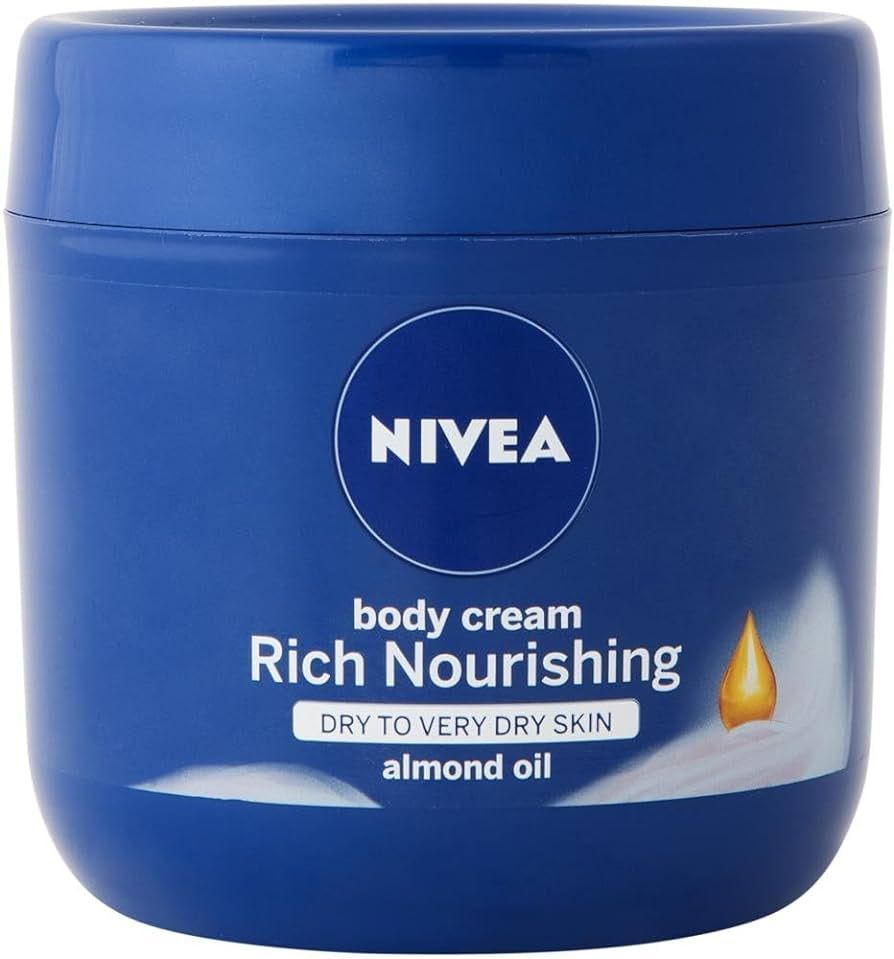 Nivea Rich Nourishing Body Cream Dry Skin Almond Oil 400 ml | Amazon (US)