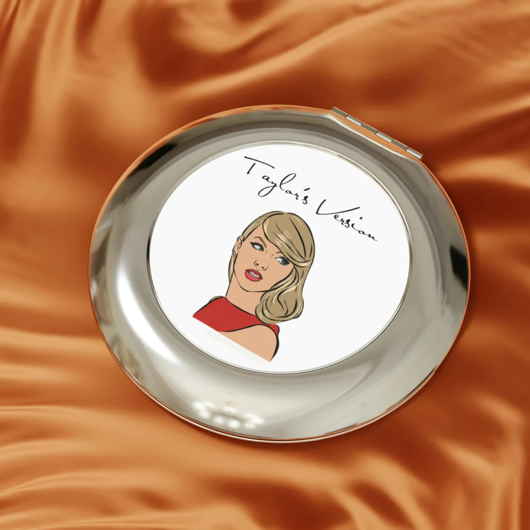 Taylor's Version Compact Travel Mirror Swiftie, Taylor Swift Fans, Gift For Taylor Swift Fan | Etsy (US)