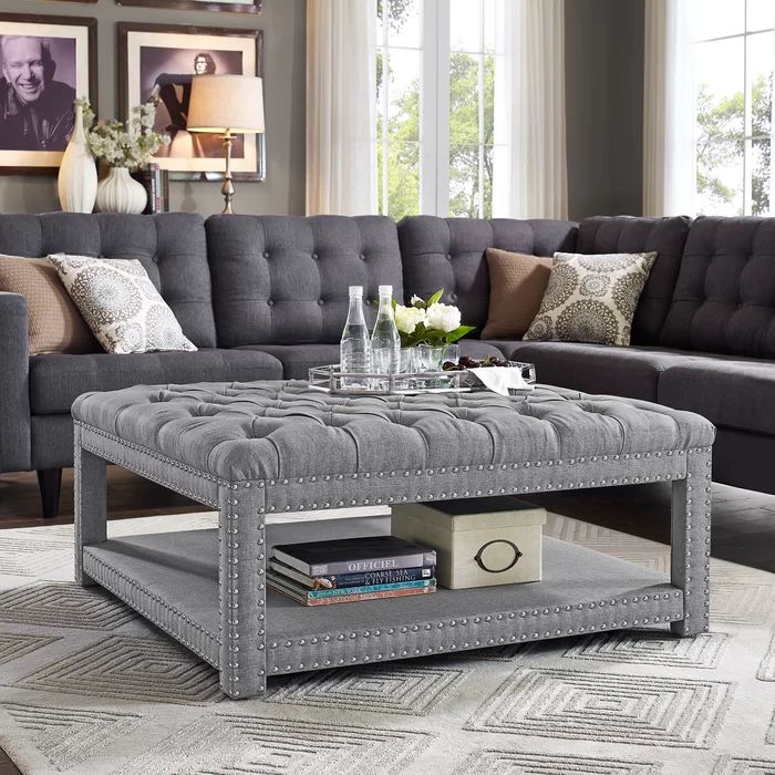 Winbush Tufted Cocktail Ottoman | Wayfair North America