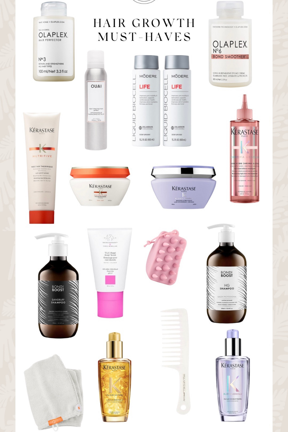 Hair growth must haves, haircare products, postpartum hair loss, hair growth 

#LTKbeauty