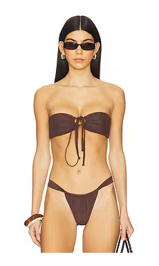 Gonza Bandeau Top in Marron from Revolve.com | Revolve Clothing (Global)