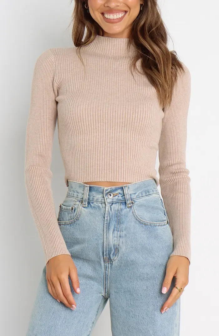Paige Tie Waist Rib Top | Nordstrom