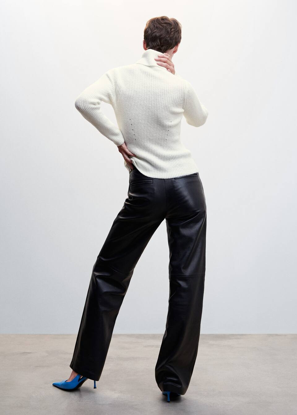 Turtle neck sweater -  Women | Mango United Kingdom | MANGO (UK)