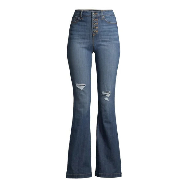 Sofia Jeans by Sofia Vergara Women’s Melisa High Rise Flare Jeans | Walmart (US)