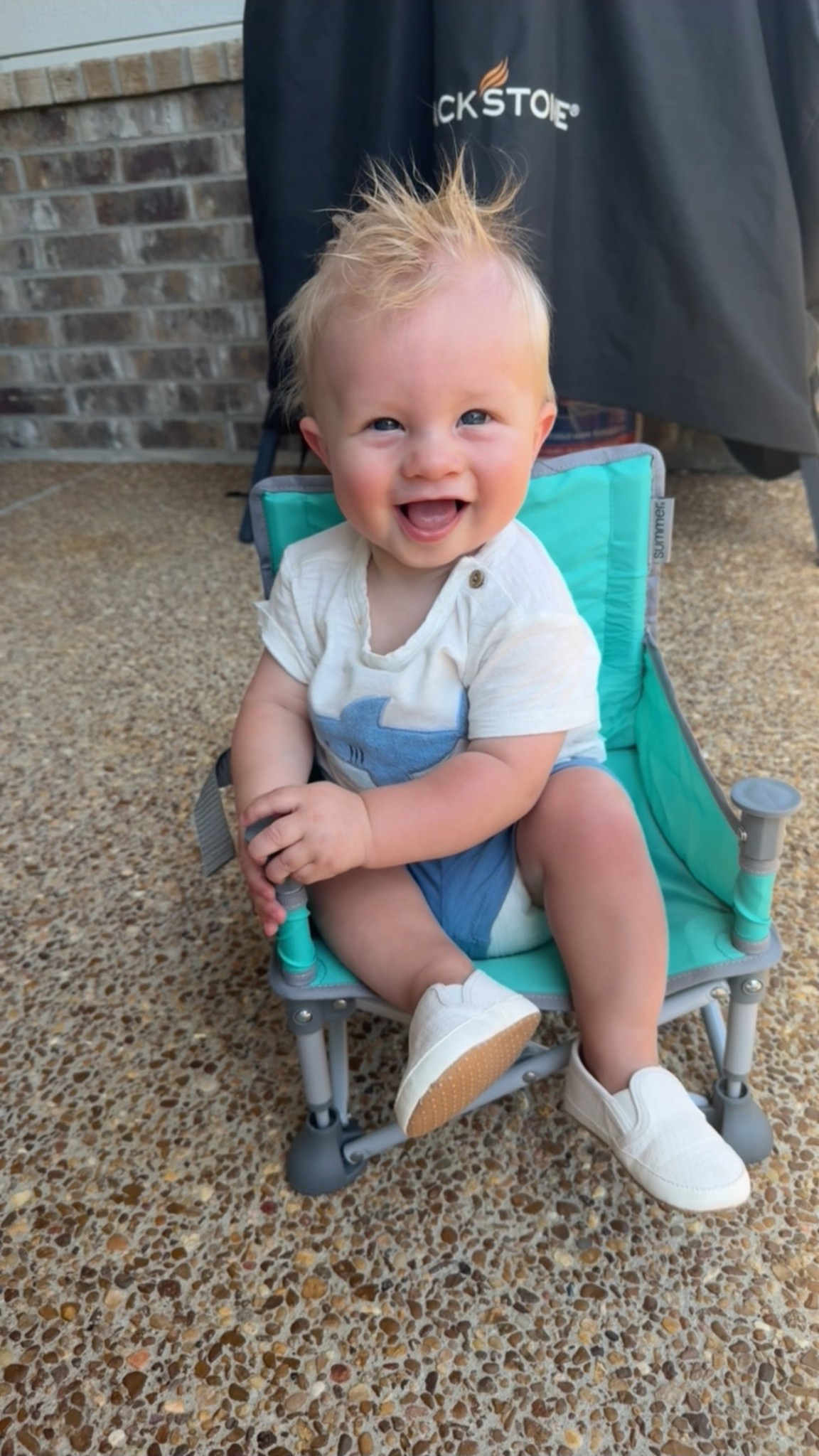 We love this outdoor chair! Also comes with a tray! 💙

#baby #camping #chair #babychair #babygear #babyitems 

#LTKHome #LTKFamily #LTKBaby