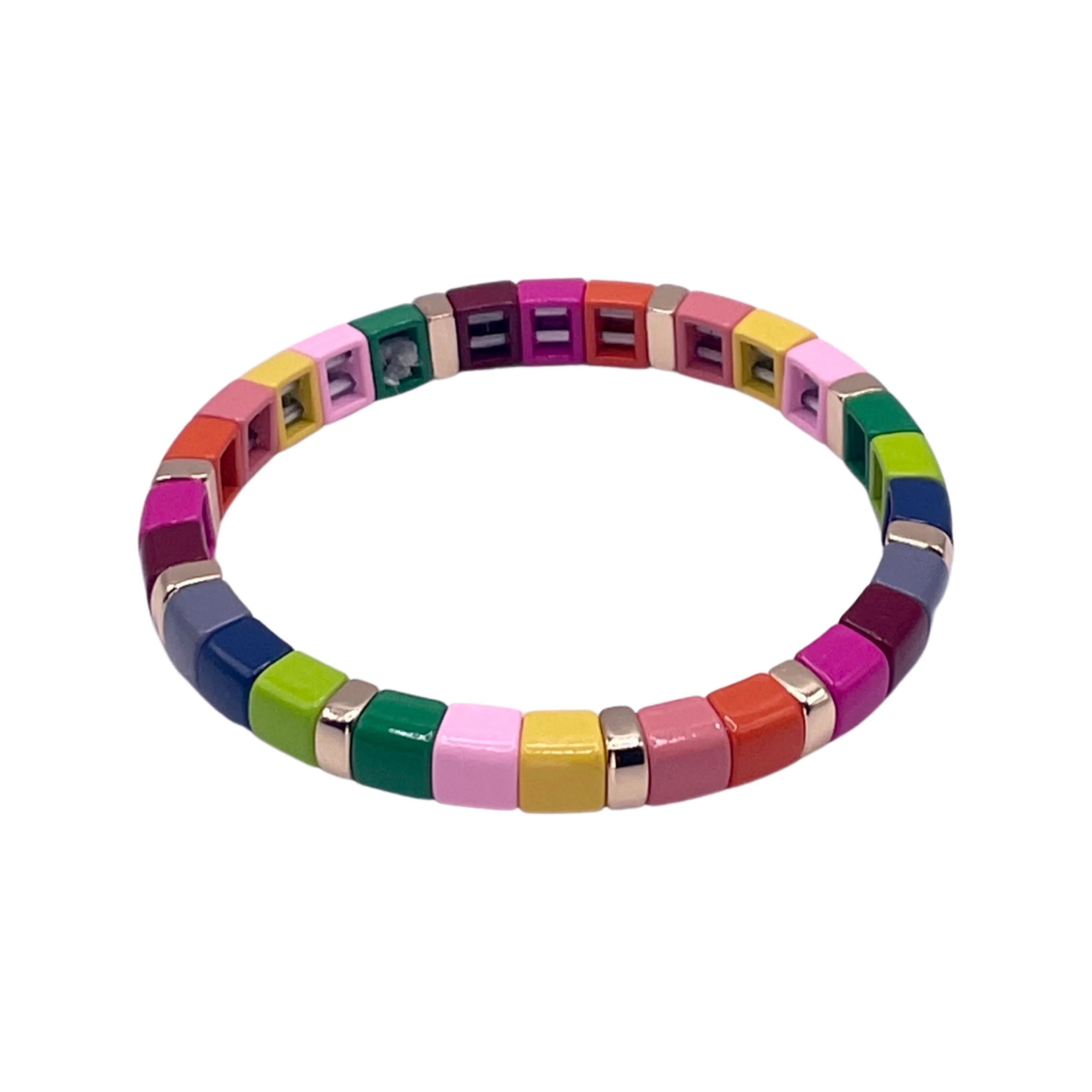 Vibrant Mini Round Single Bracelet | La Lumiere NY