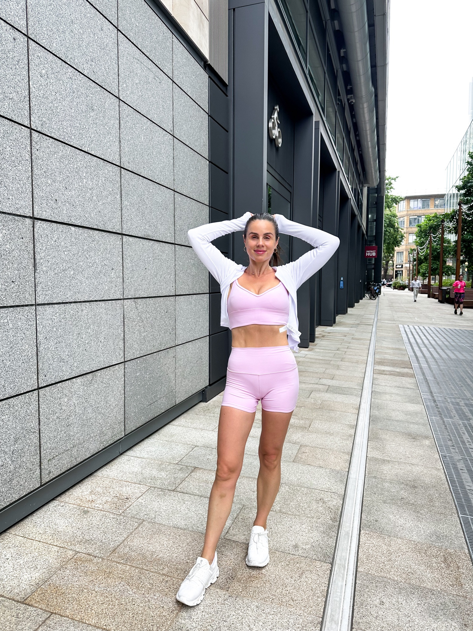 LOVE this work out set! 

Top and shorts are Lululemon, jacket is Alo Yoga with ON trainers 🤍💕

#LTKfitness #LTKuk #LTKstyletip