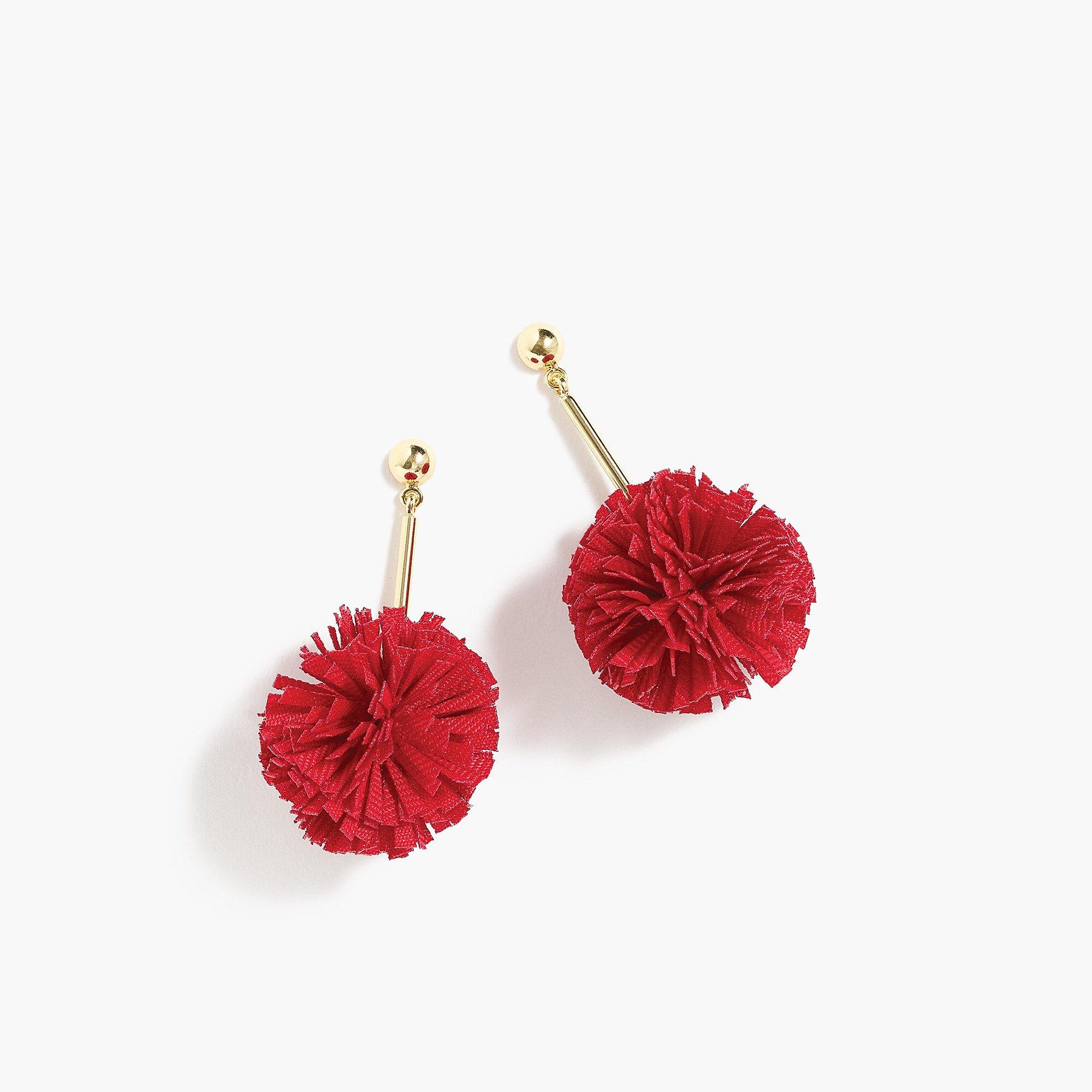 Gathered carnation earrings | J.Crew US