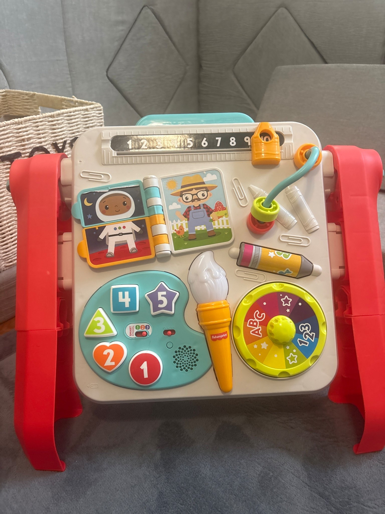 Such a fun activity board that has 4 different configurations & can grow with our little one!

#LTKBaby #LTKKids