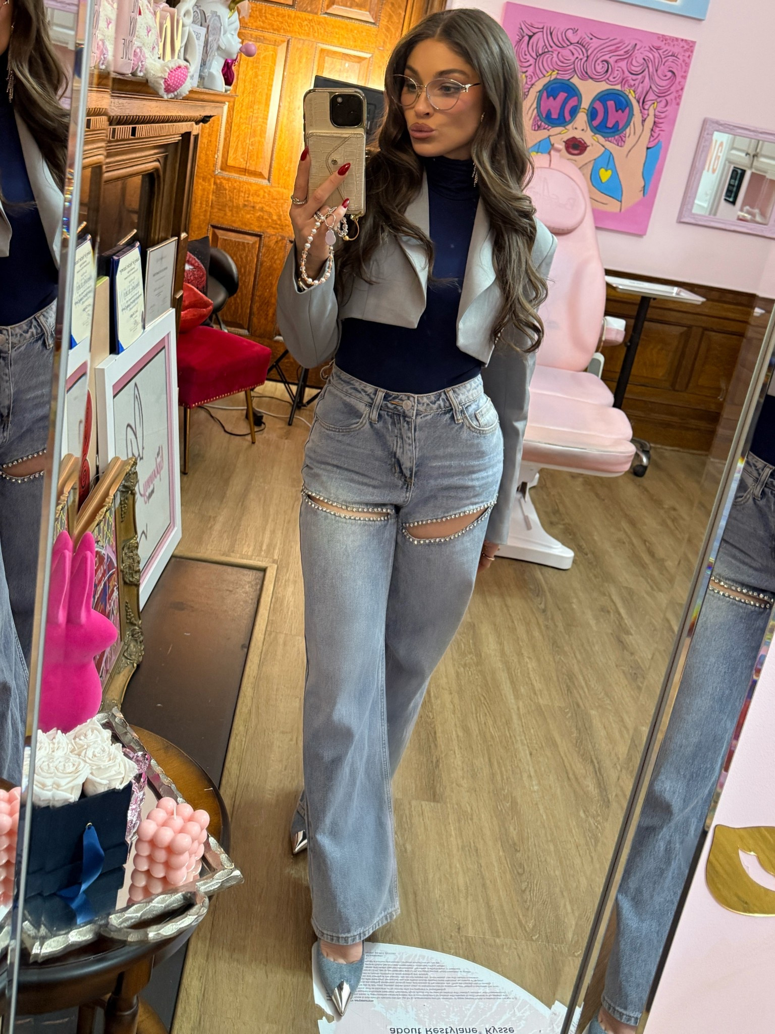 Wearing XS blazer S jeans 

#LTKdayinmylife #LTKselfcare #LTKSeasonal
