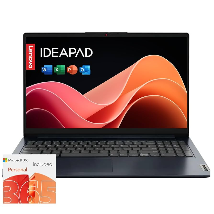Lenovo IdeaPad 1i Laptop with Microsoft 365 Home and Business • 12GB RAM • 1TB Cloud Storage ... | Amazon (US)