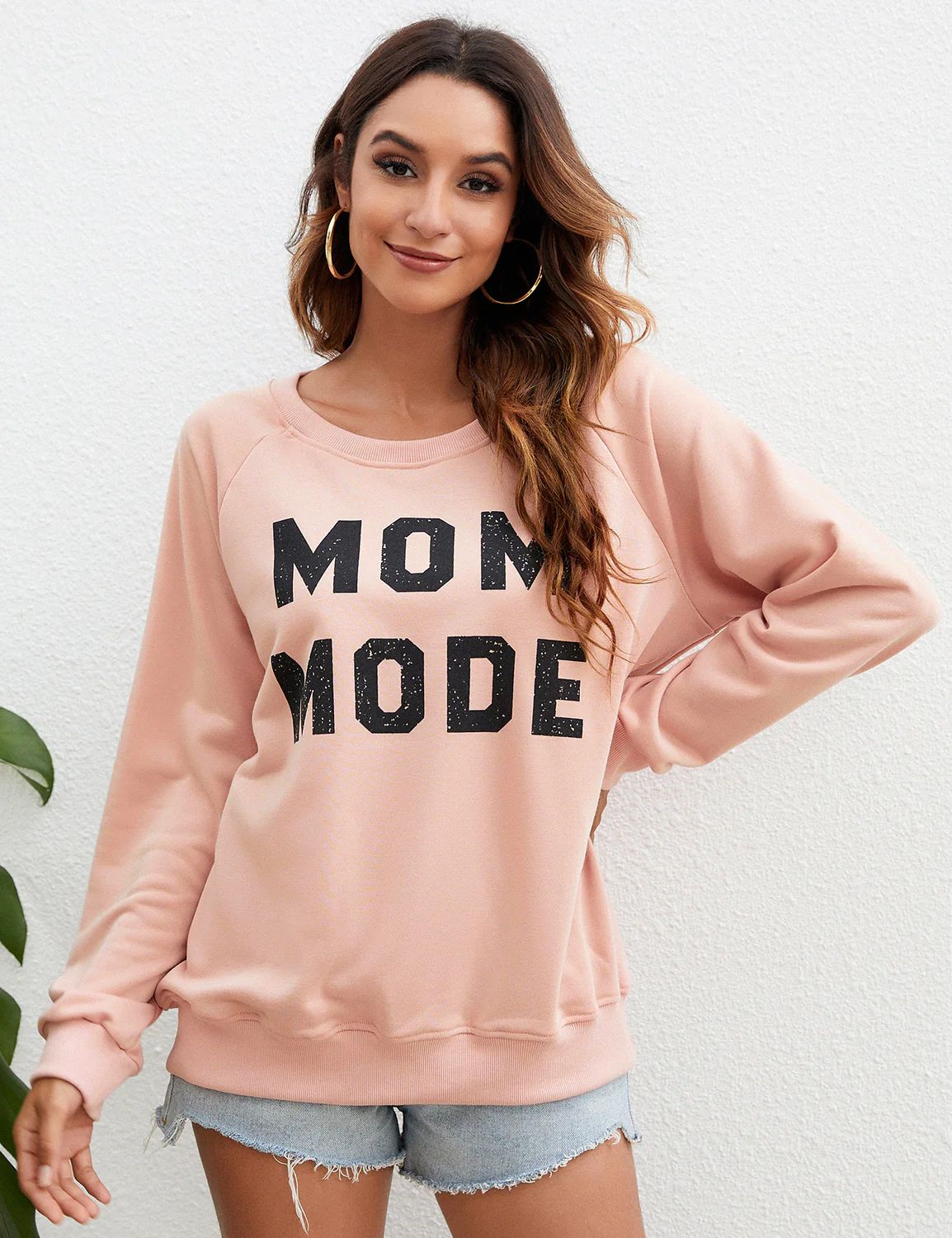 Blooming Jelly Tops Women's Mom Mode Graphic Sweatshirt | Blooming Jelly