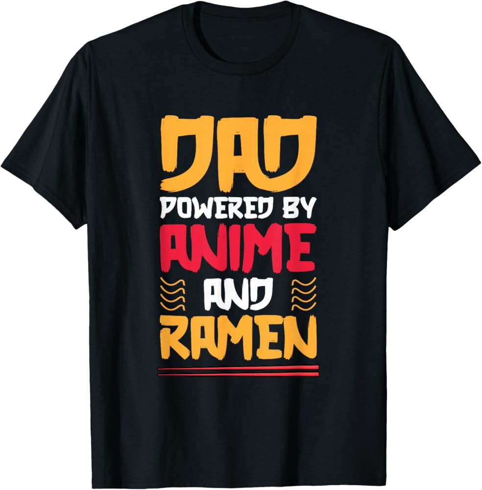 Anime Fathers Day Japanese Manga Otaku Kawaii Anime Dad T-Shirt | Amazon (US)