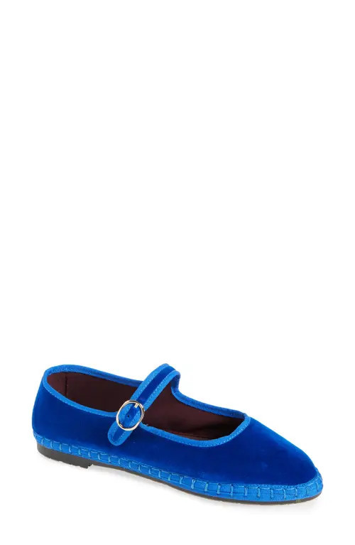 Flabelus Oe Mary Jane Flat in Blue at Nordstrom, Size 5-5.5Us | Nordstrom