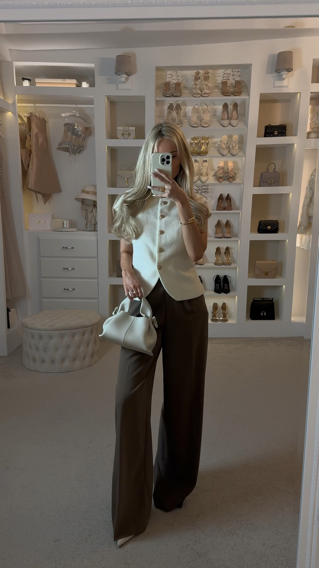 Chic spring look for the office 🤍 love this Meshki trousers and top from H&M - I am wearing the H&M top in S - and Meshki set in XS ( almost sold out!) 

#LTKwork #LTKofficelooks #officelook #workwear #casualchic #oldmoney #LTKoldmoney #oldmoneystyle #Poleneparis #h&m #Meshki Meshki set #espresso office look 

#LTKstyletip #LTKworkwear #LTKsummer