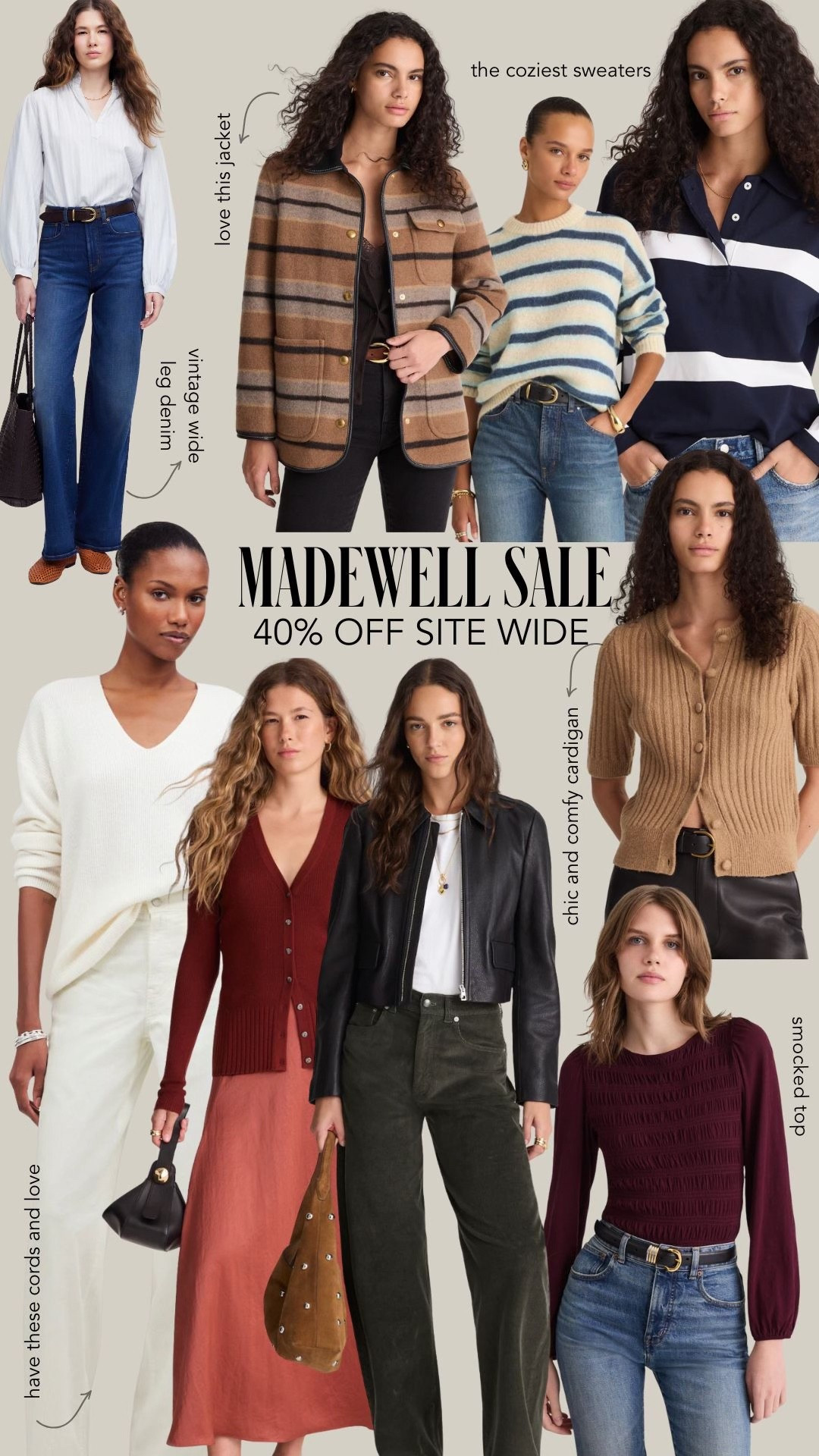 madewell sale | 40% off sitewide ! 

#LTKHoliday #LTKMidsize