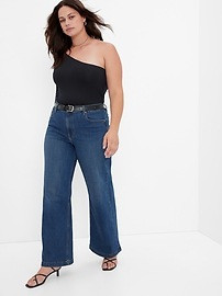High Rise Stride Wide-Leg Jeans | Gap (US)