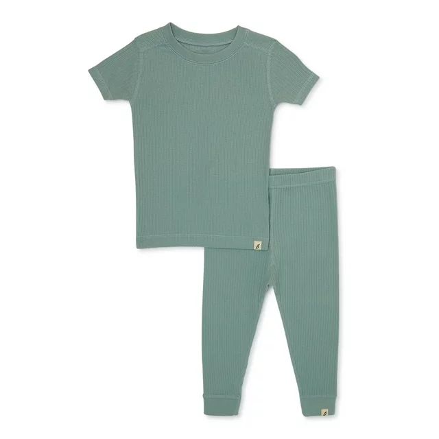 easy-peasy Toddler Unisex Short Sleeve Top and Pants Pajama Set, 2-Piece, Sizes 12M-5T - Walmart.... | Walmart (US)