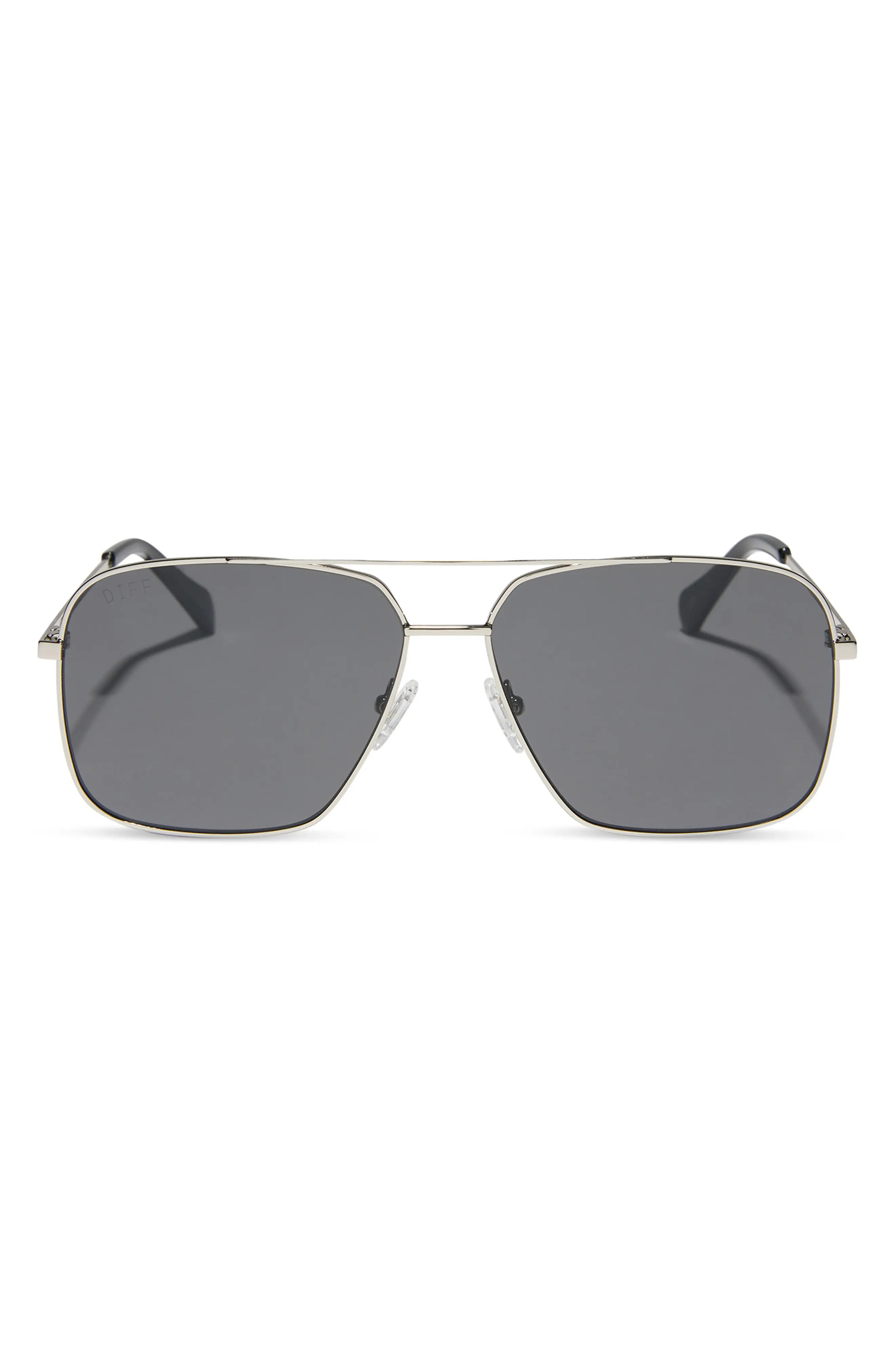 Leo 61mm Square Navigator Sunglasses | Nordstromrack | Nordstrom Rack