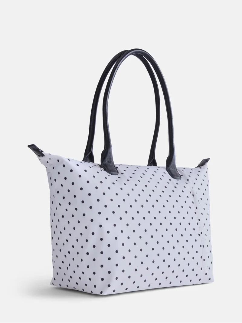 No Boundaries Women's Tote Bag, Polka Dot | Walmart (US)