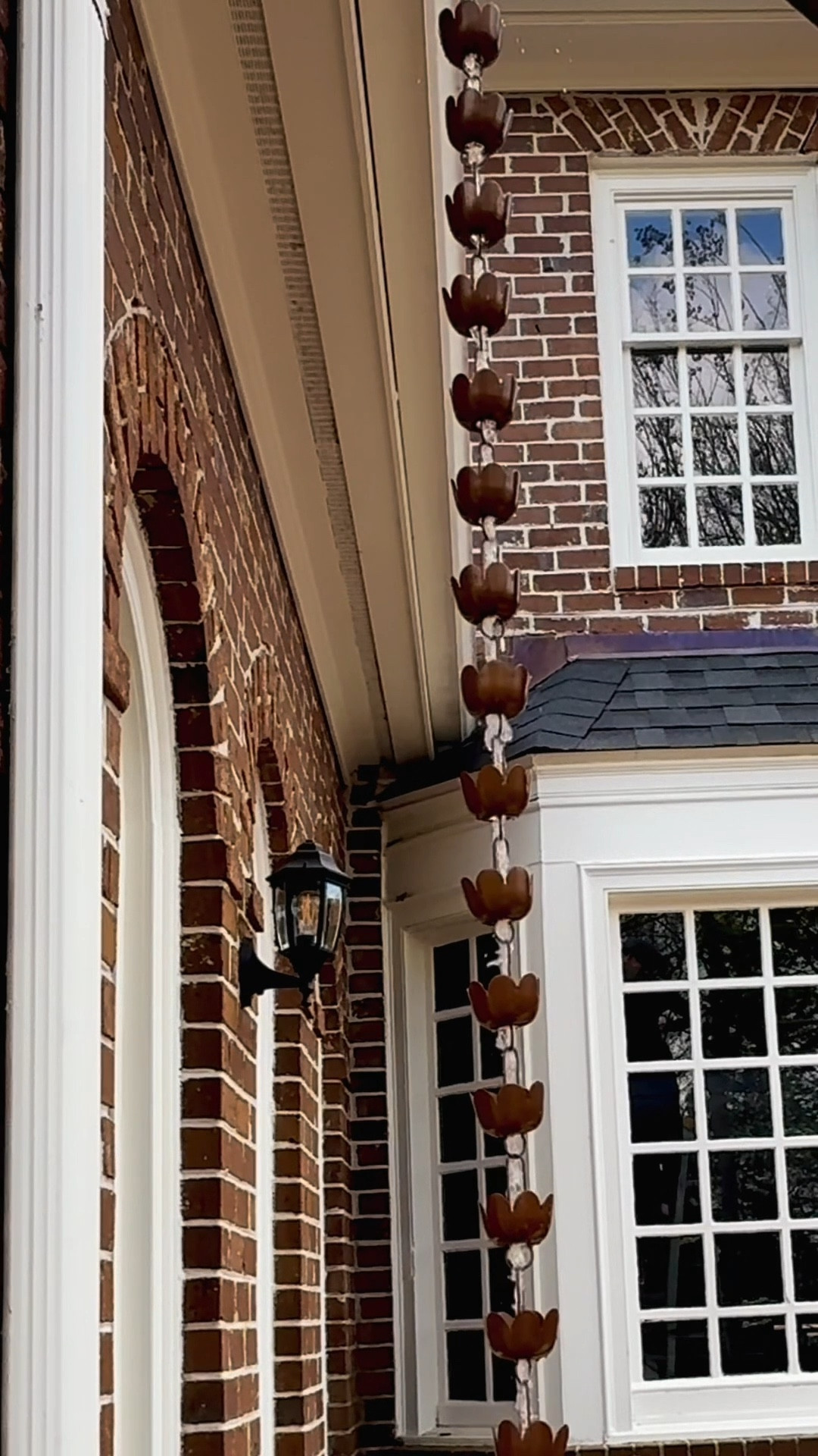 Something tells me this may be my favorite @Etsy purchase ever 😍 This Lily flower rain chain adds so much charm   Now imagine the therapy you will get in an actual thunderstorm #ad #etsy #etsycreatorco