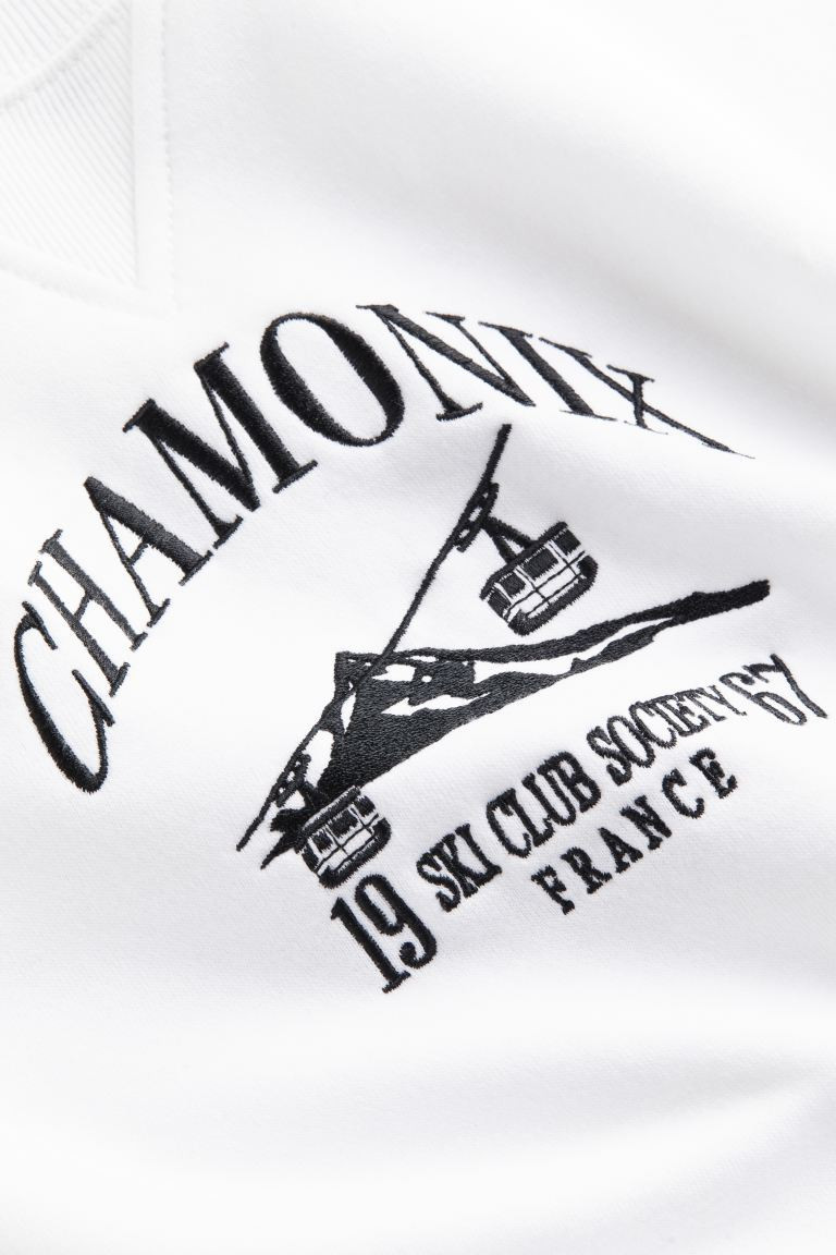 Oversized Sweatshirt with Motif | H&M (US + CA)