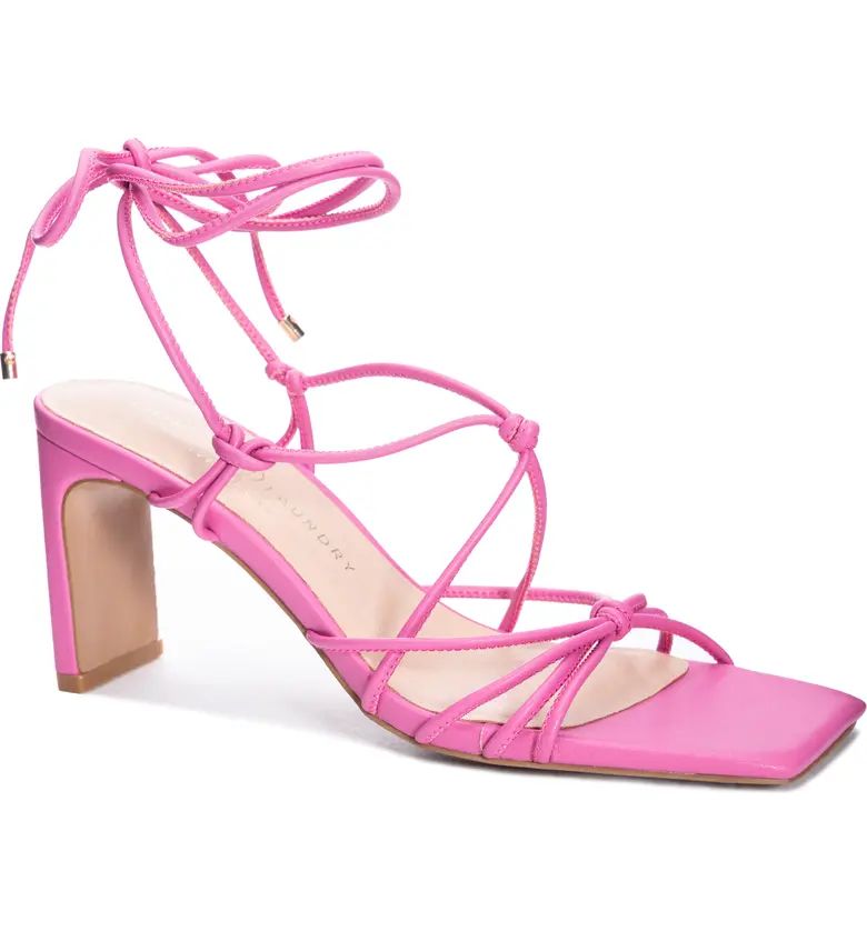 Chinese Laundry Yita Smooth Ankle Tie Sandal | Nordstrom | Nordstrom