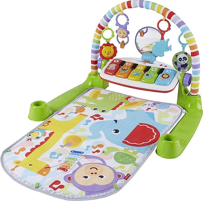 Fisher-Price Deluxe Kick 'n Play Piano Gym, Green, Gender Neutral (Frustration Free Packaging) | Amazon (US)