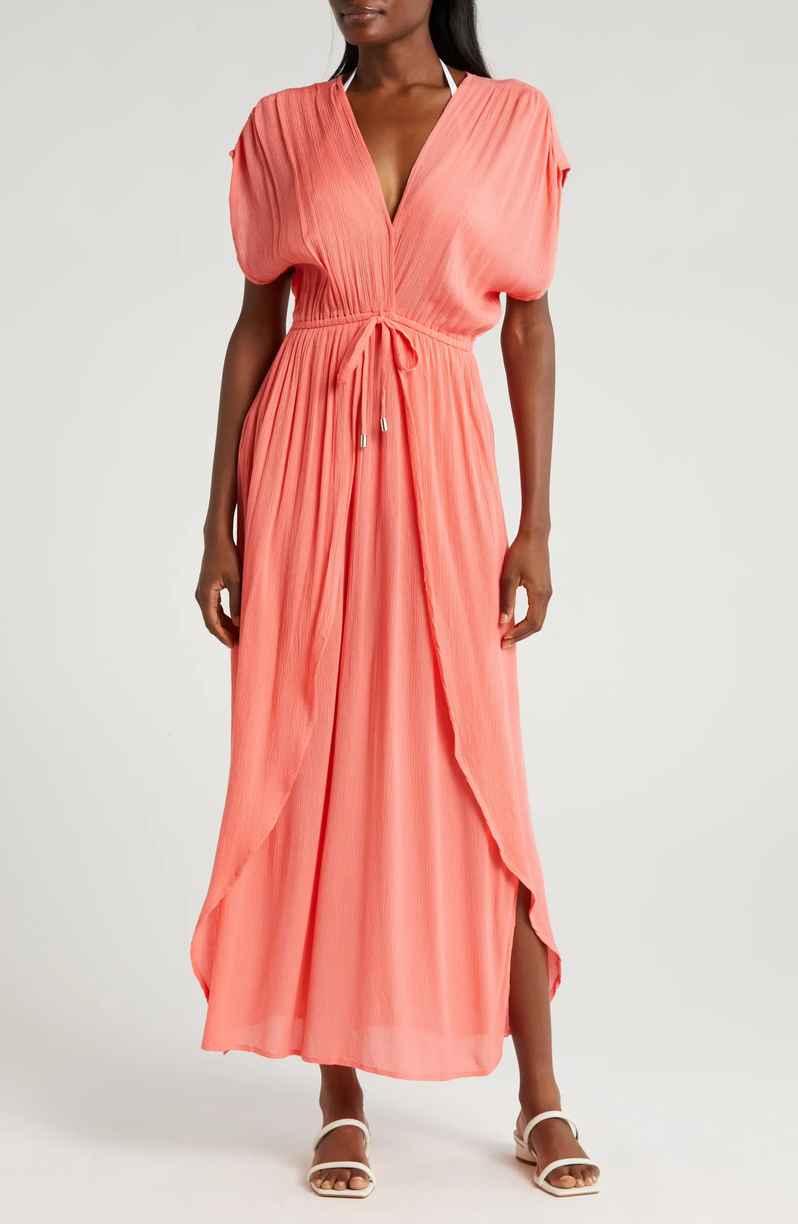 Wrap Maxi Cover-Up Dress | Nordstrom