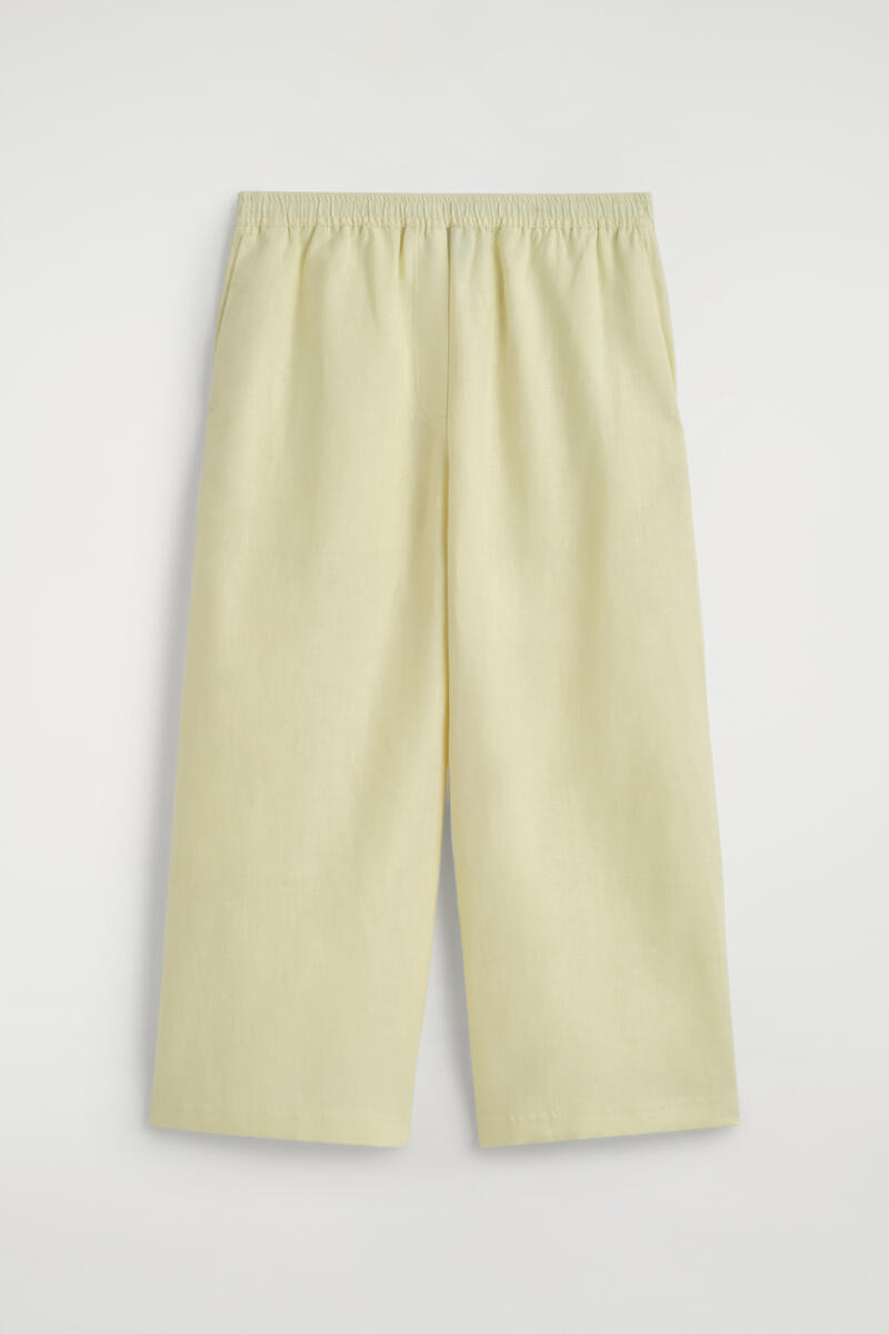 Linen Culottes in Yellow | COS UK