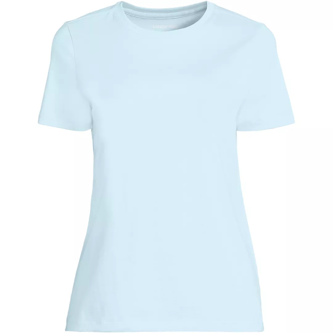 Supima Cotton Crewneck T-Shirt | Lands' End (US)