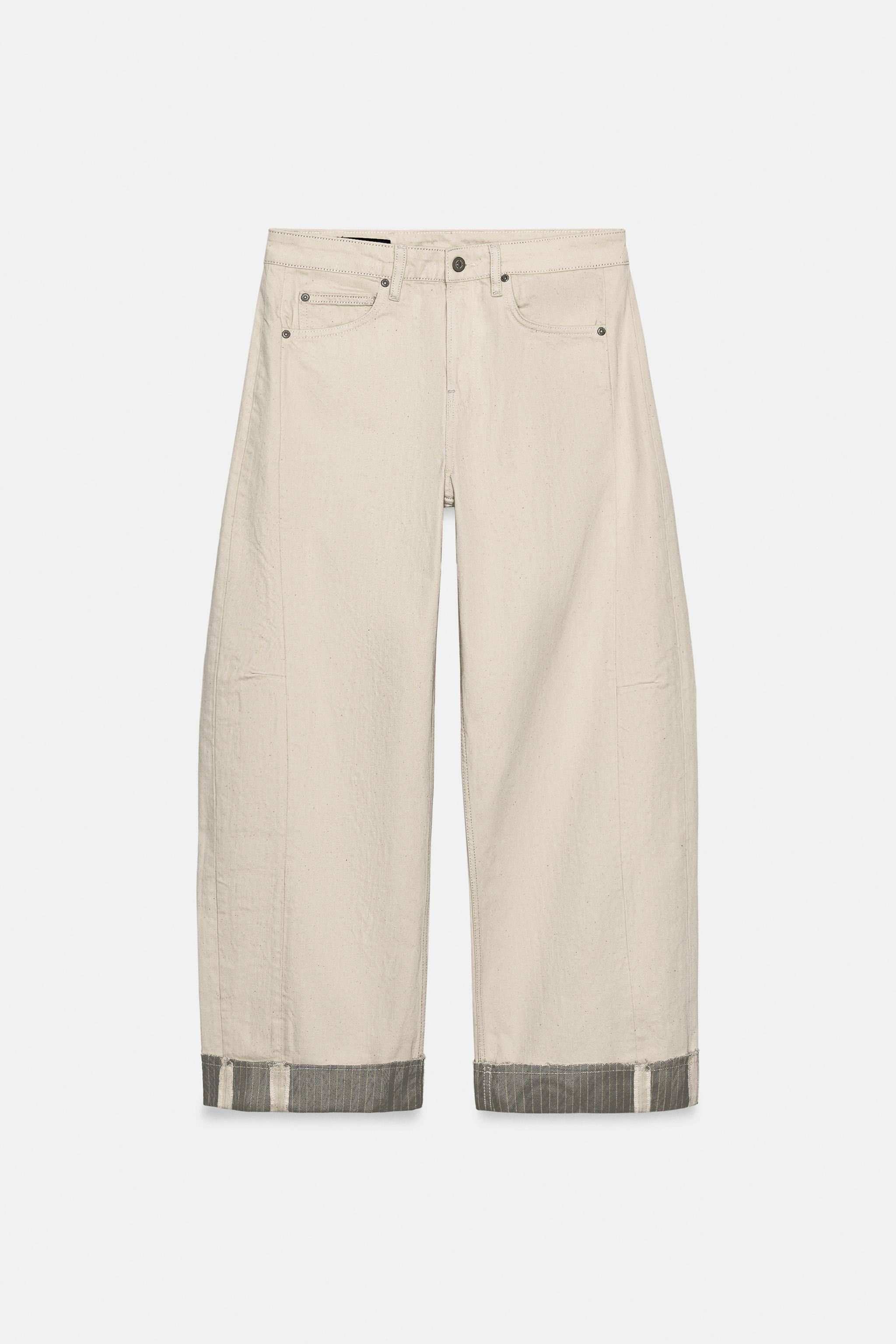 ZW COLLECTION RELAXED MID-RISE JEANS | Zara US