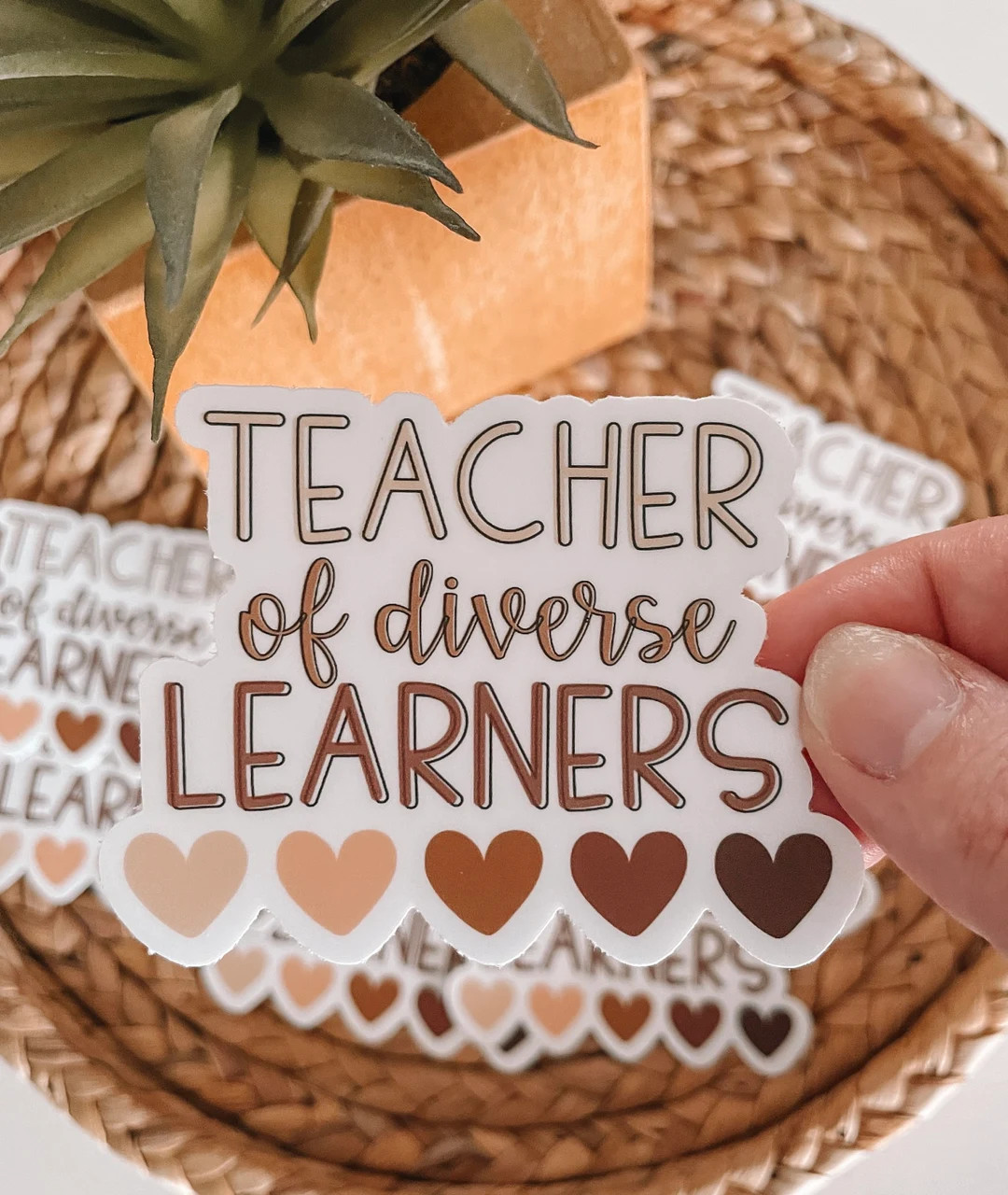 Teacher of Diverse Learners STICKER/MAGNET - Waterproof Sticker, Teacher Sticker, Diverse Sticker... | Etsy (US)