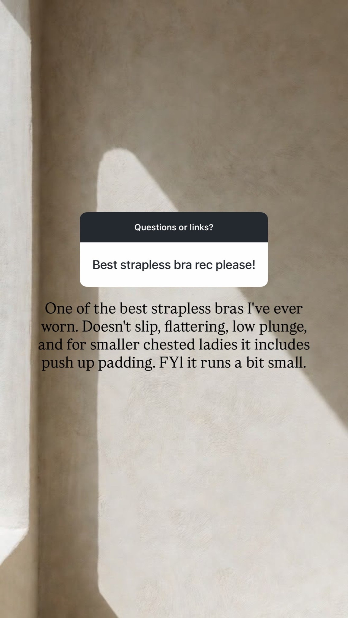 One of the best strapless bras I’ve ever own! #stylinbyaylin #aylin

#LTKSeasonal #LTKOver40