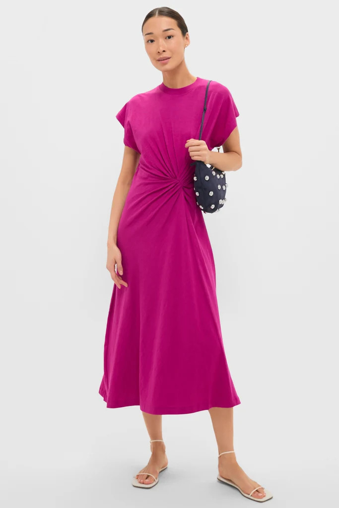 Fuchsia Volta Twist Dress | Tuckernuck (US)