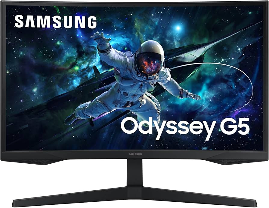 SAMSUNG 32-Inch Odyssey G55C Series QHD 1000R Curved Gaming Monitor, 1ms(MPRT), HDR10, 165Hz, AMD... | Amazon (US)