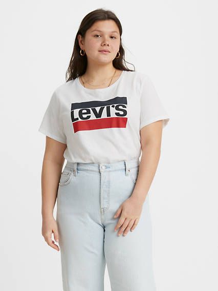 Levi's Perfect Graphic Tee Shirt (Plus Size) T-Shirt - Women's 1X | LEVI'S (US)