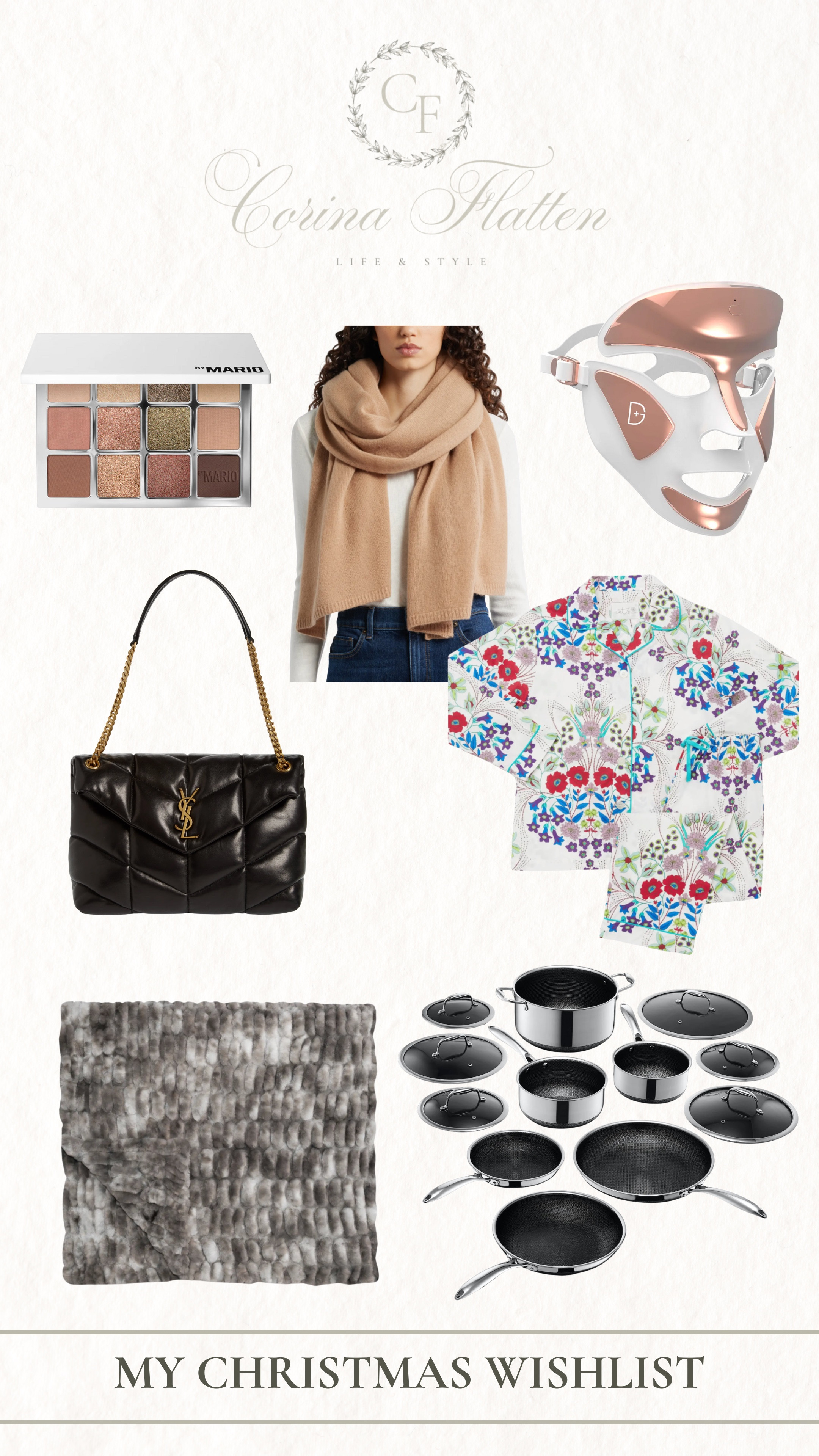 My Luxe Wishlist

Makeup by Mario, eyeshadow, cashmere scarf, red light, Ysl purse, pajamas, blanket, hexclad, pots and pans, midlife, over 40

#LTKOver40 #LTKGiftGuide #LTKFindsUnder100